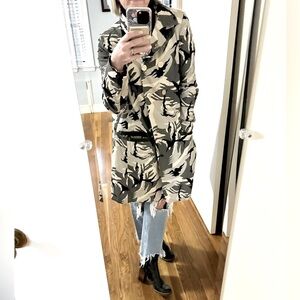 Paule KA Paris Camo Trench Coat
